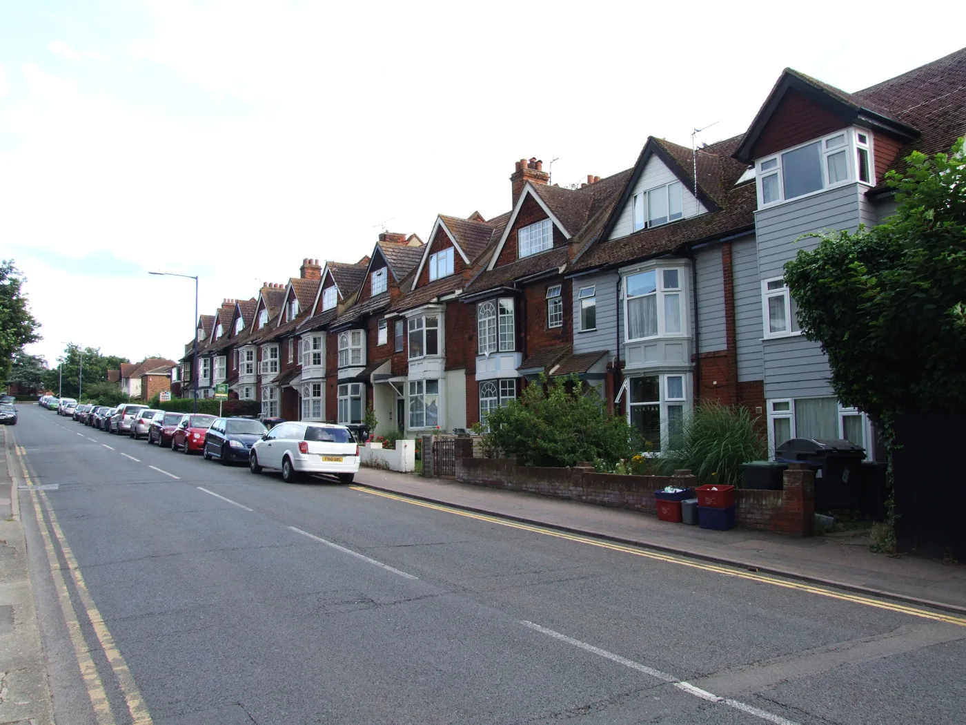 Tankerton Road, Whitstable: the district's Edwardian terraces sit close to the £302,063 average the Land Registry now records for a terraced home in the Canterbury district.